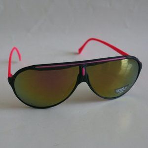 NWT True Vintage Sports Aviator w/ iridium gold smoke lens sunglasses